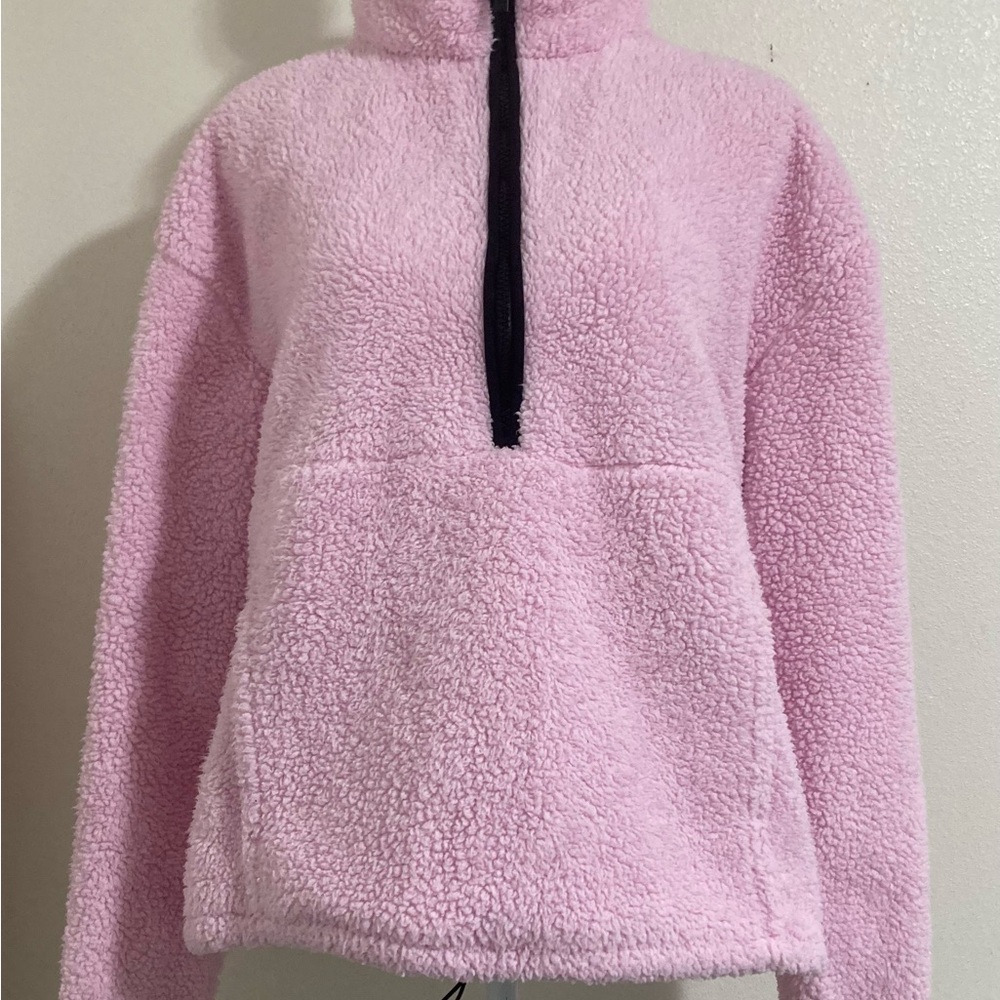 No Boundaries - Womens Long Sleeve Half Zip Plush Sweater - Size XXL - EUC